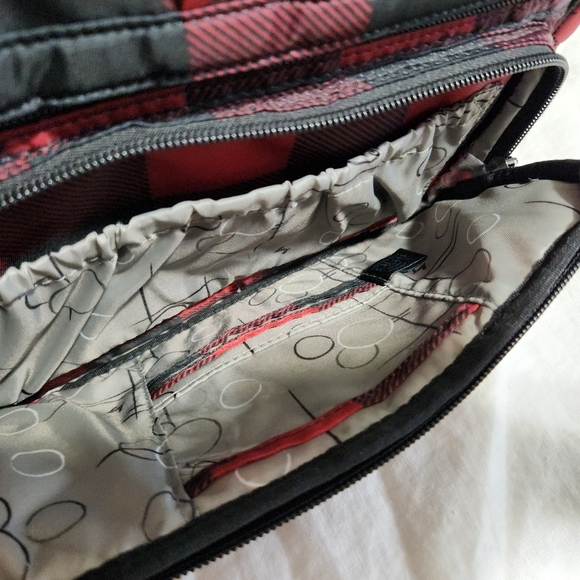 ❗SOLD❗Lug Carousel XL Crossbody Bag in Buffalo Check Red - Picture 7 of 8